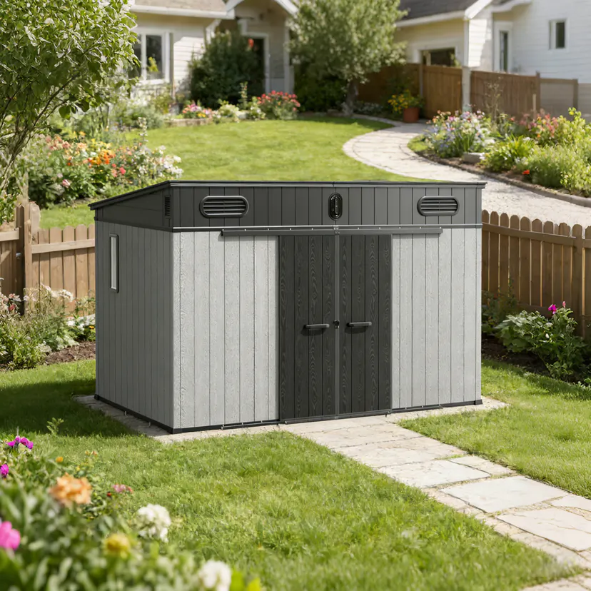12x7-ft-pent-roof-resin-storage-shed-kc-scene-3