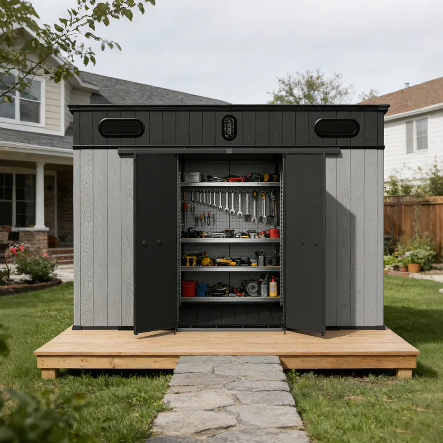 12x7-ft-pent-roof-resin-storage-shed-kc-scene-5