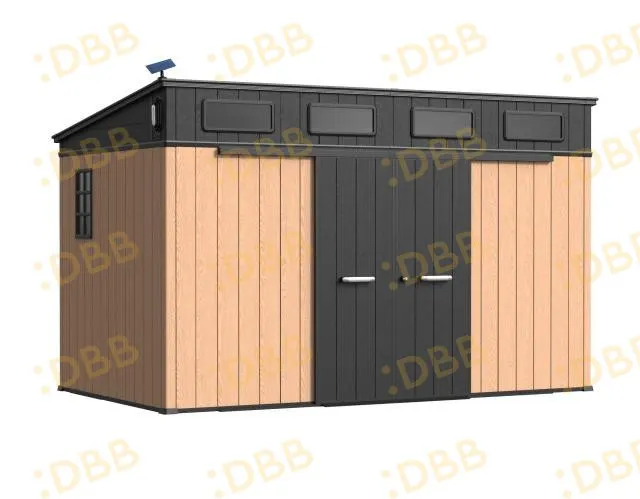 12 x 7 ft Pent Roof Resin Storage Shed | KC2 Pro 7 12x7-ft-pent-roof-resin-storage-shed-kc2-pro-product-1