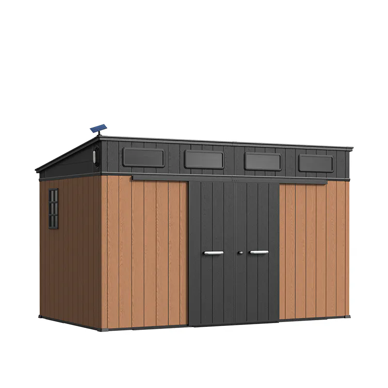 12 x 7 ft Pent Roof Resin Storage Shed | KC2 Pro 10 12x7-ft-pent-roof-resin-storage-shed-kc2-pro-product-10