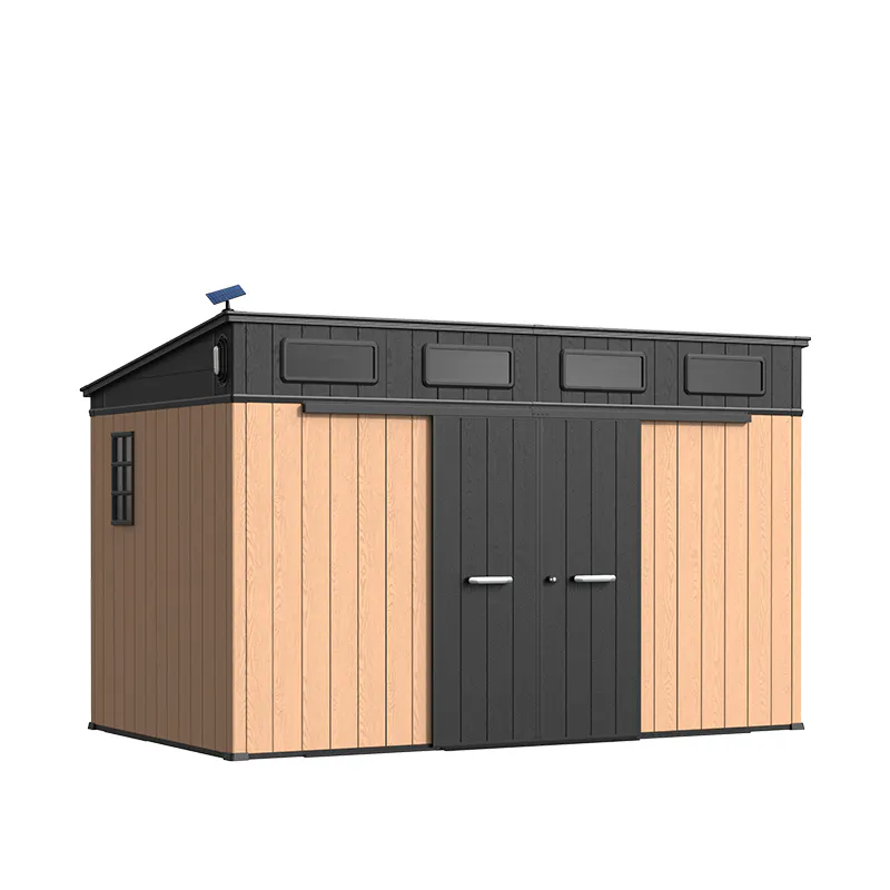 12 x 7 ft Pent Roof Resin Storage Shed | KC2 Pro 11 12x7-ft-pent-roof-resin-storage-shed-kc2-pro-product-11