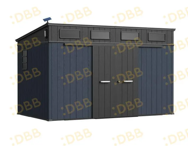 12 x 7 ft Pent Roof Resin Storage Shed | KC2 Pro 12 12x7-ft-pent-roof-resin-storage-shed-kc2-pro-product-12