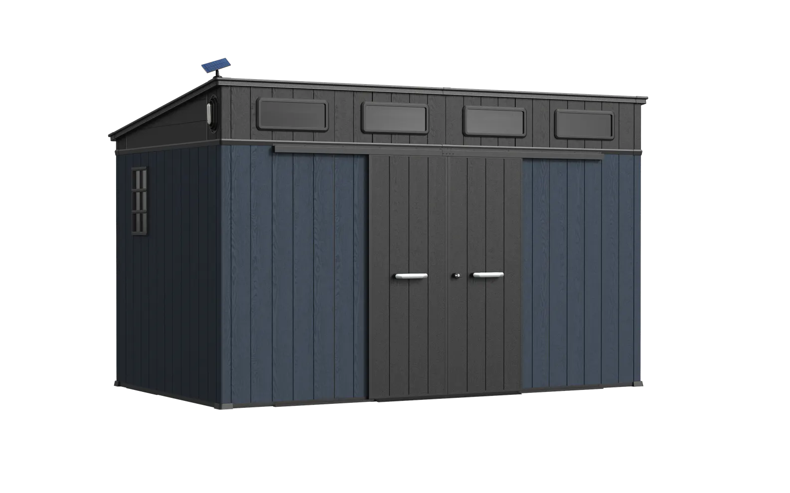 12 x 7 ft Pent Roof Resin Storage Shed | KC2 Pro 13 12x7-ft-pent-roof-resin-storage-shed-kc2-pro-product-13