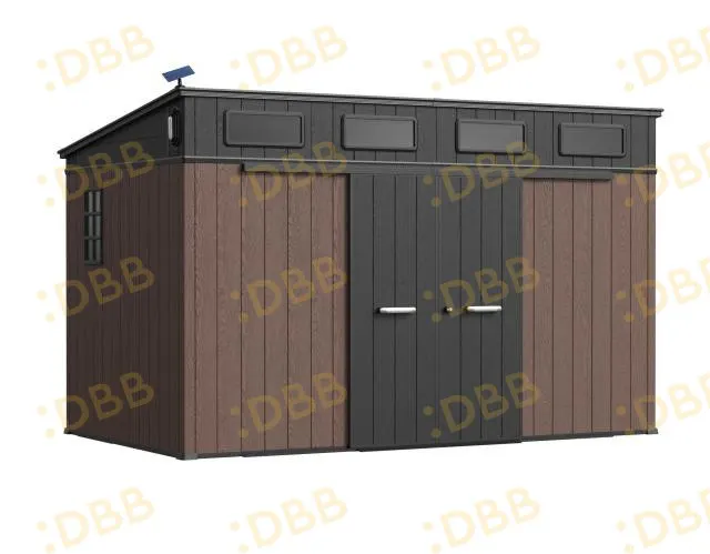 12 x 7 ft Pent Roof Resin Storage Shed | KC2 Pro 14 12x7-ft-pent-roof-resin-storage-shed-kc2-pro-product-14