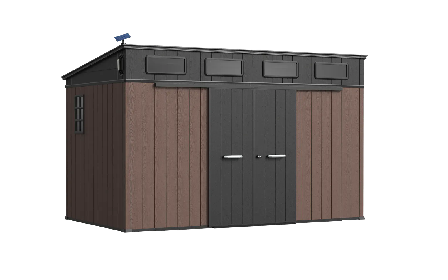 12 x 7 ft Pent Roof Resin Storage Shed | KC2 Pro 18 12x7-ft-pent-roof-resin-storage-shed-kc2-pro-product-18