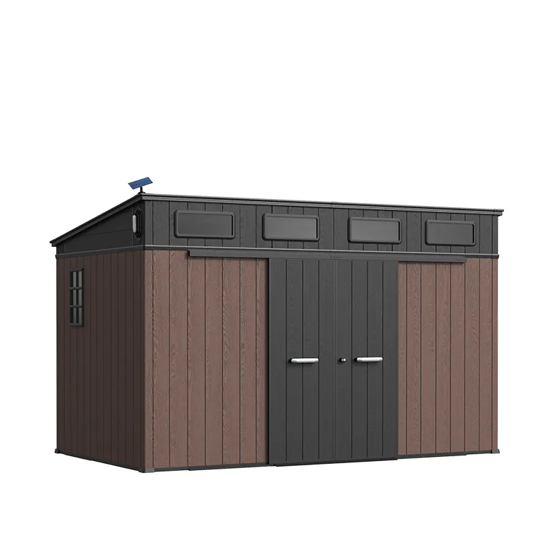 12 x 7 ft Pent Roof Resin Storage Shed | KC2 Pro 2 12x7-ft-pent-roof-resin-storage-shed-kc2-pro-product-2