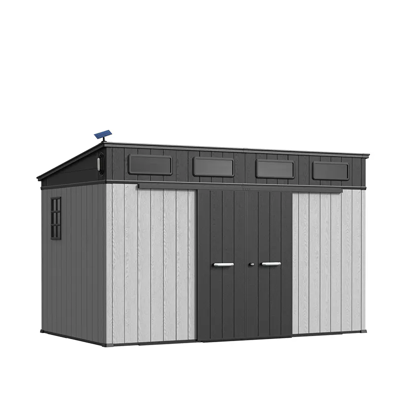12 x 7 ft Pent Roof Resin Storage Shed | KC2 Pro 5 12x7-ft-pent-roof-resin-storage-shed-kc2-pro-product-5