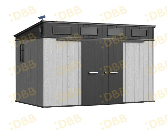 12 x 7 ft Pent Roof Resin Storage Shed | KC2 Pro 6 12x7-ft-pent-roof-resin-storage-shed-kc2-pro-product-6