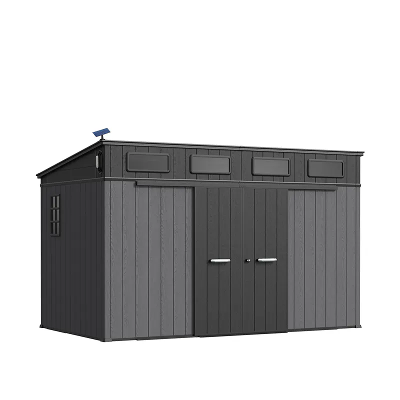 12 x 7 ft Pent Roof Resin Storage Shed | KC2 Pro 8 12x7-ft-pent-roof-resin-storage-shed-kc2-pro-product-8