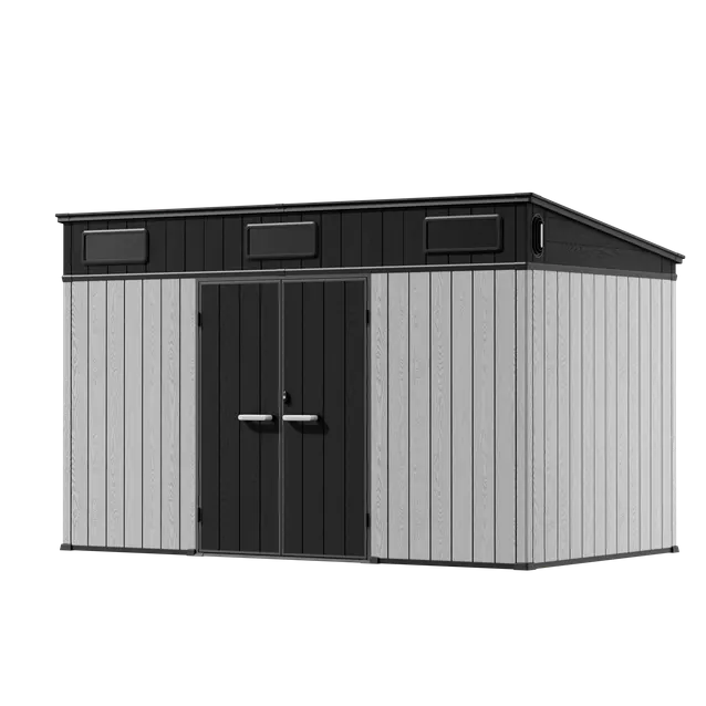 12 x 7 ft Pent Roof Resin Storage Shed | KC2 13 12x7-ft-pent-roof-resin-storage-shed-kc2-product-13