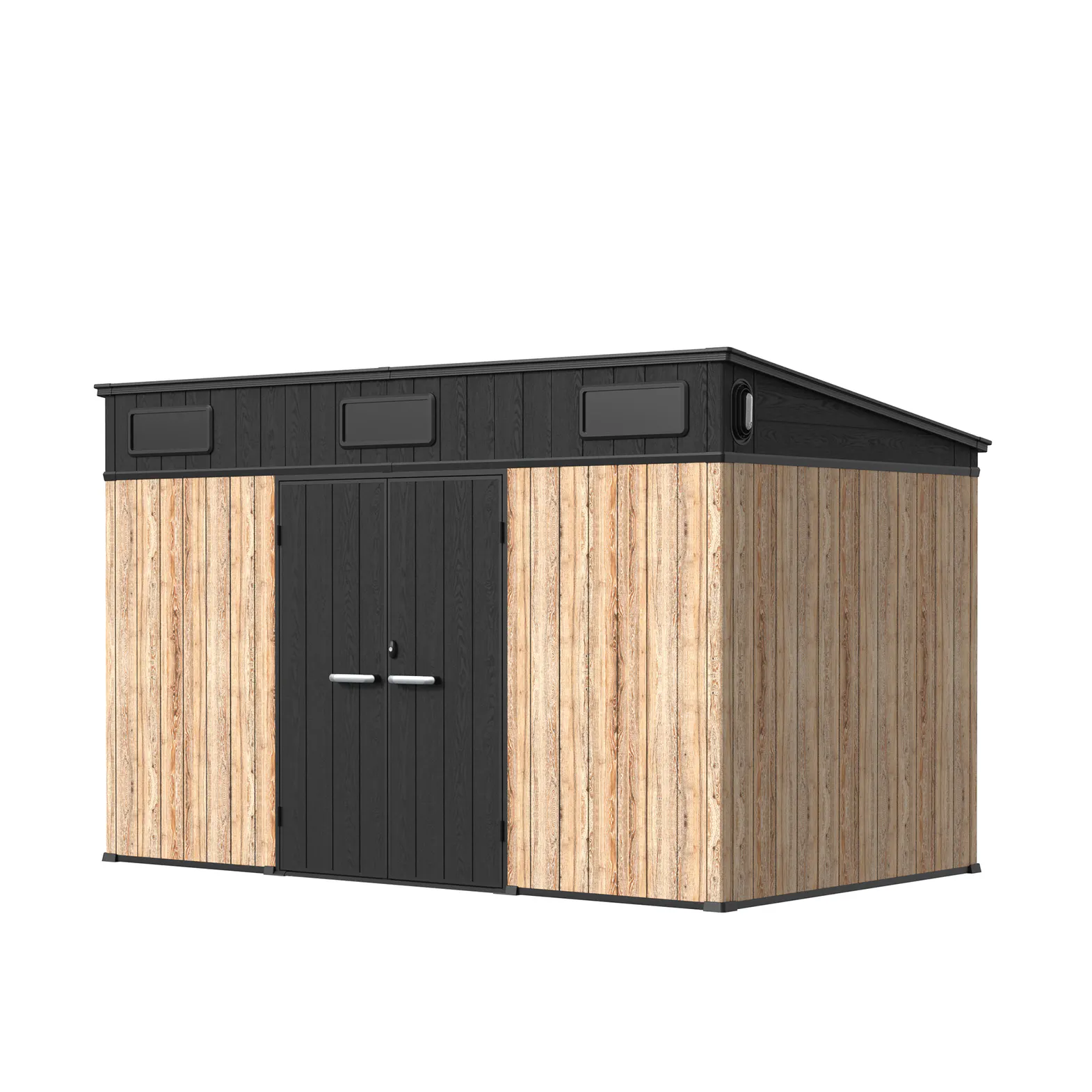 12 x 7 ft Pent Roof Resin Storage Shed | KC2 8 12x7-ft-pent-roof-resin-storage-shed-kc2-product-8
