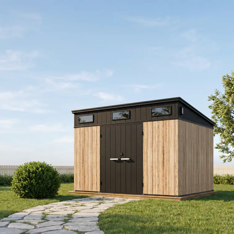 Why DBB 5 12x7-ft-pent-roof-resin-storage-shed-kc2-scene-20