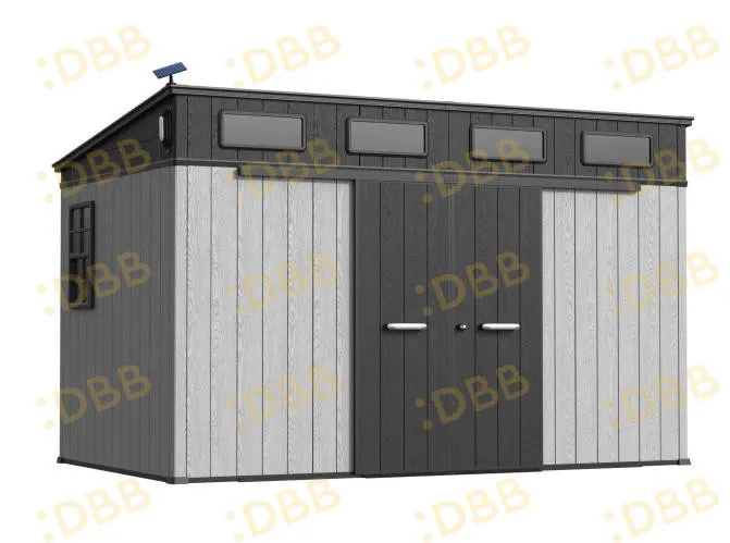 12 x 7 ft Pent Roof Resin Storage Shed | KC2 Ultra 9 12x7-ft-pent-roof-resin-storage-shed-kc2-ultra-product-1
