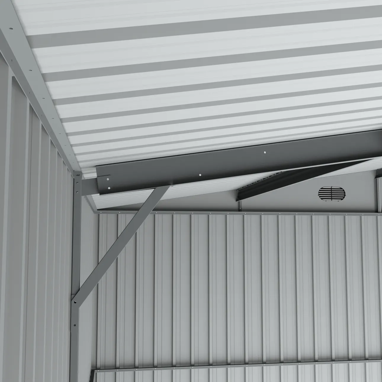 13x20-ft-single-car-metal-garage-detail-1