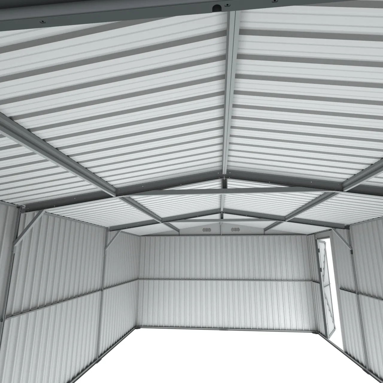 13x20-ft-single-car-metal-garage-detail-2