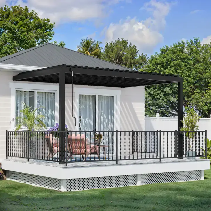 14x10-ft-aluminium-lean-to-louvered-pergola-scene