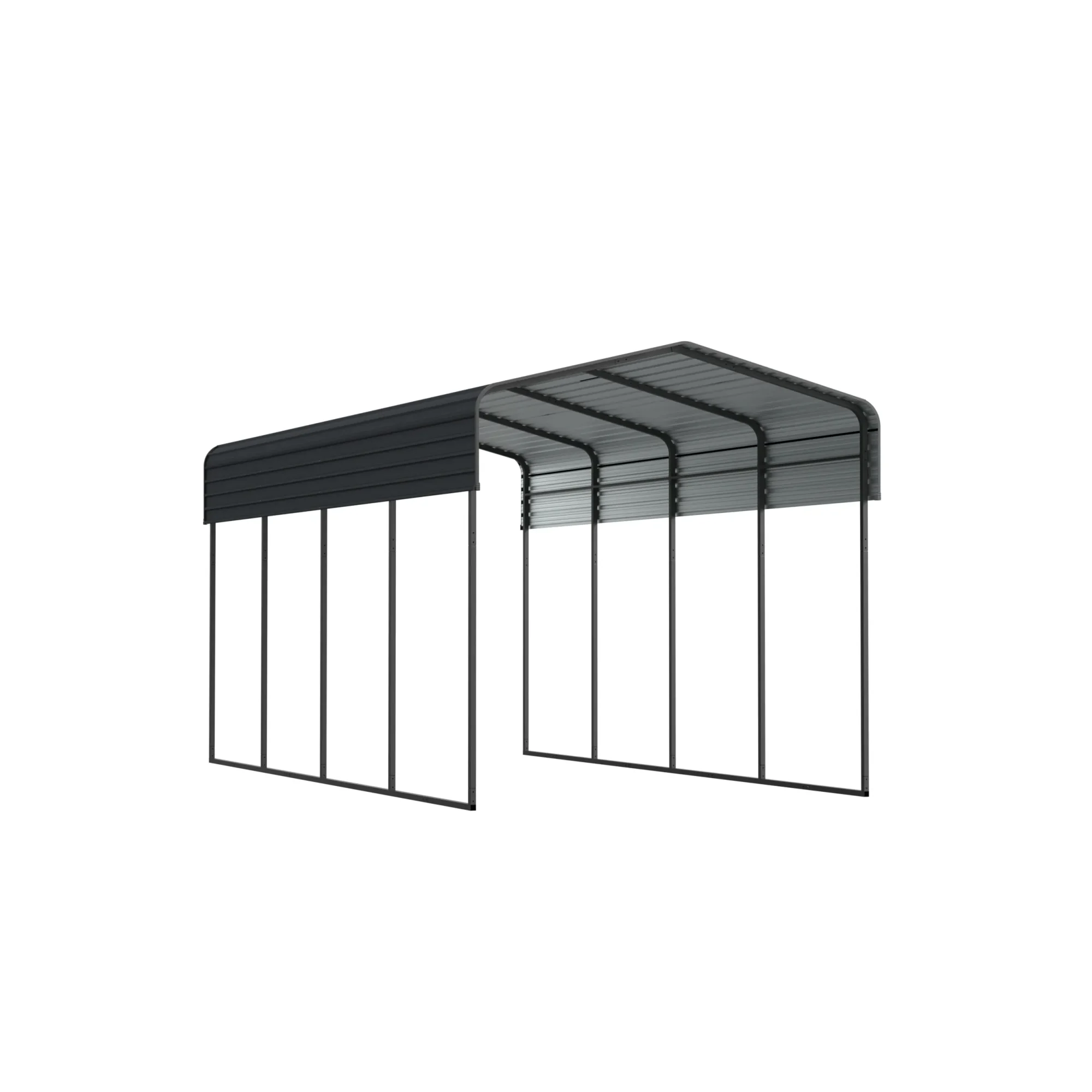 20x20-ft-open-sided-metal-carport-with-horizontal-tile-roof-product-2