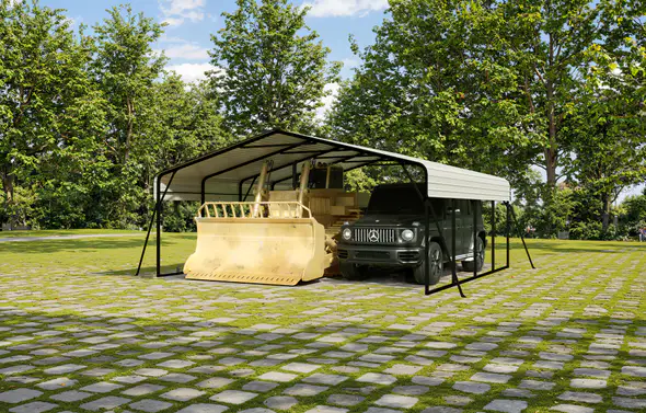 20x20-ft-open-sided-metal-carport-with-horizontal-tile-roof-scene-6