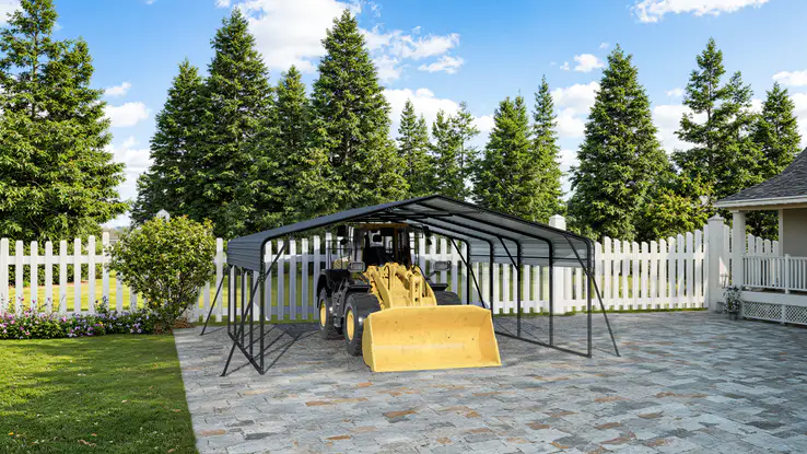20x20-ft-open-sided-metal-carport-with-horizontal-tile-roof-scene-8