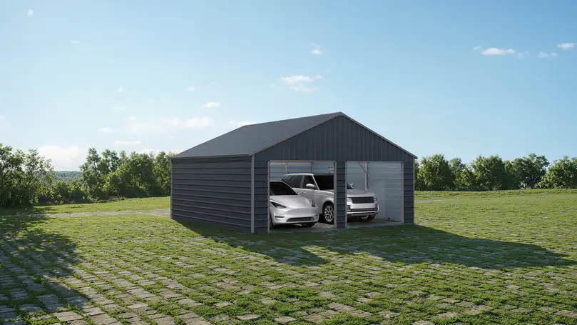 21x19-ft-multi-car-metal-garage-scene-1