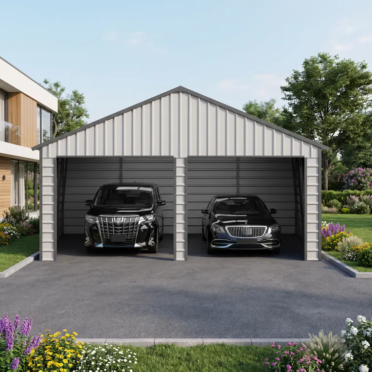 21x19-ft-multi-car-metal-garage-scene-4