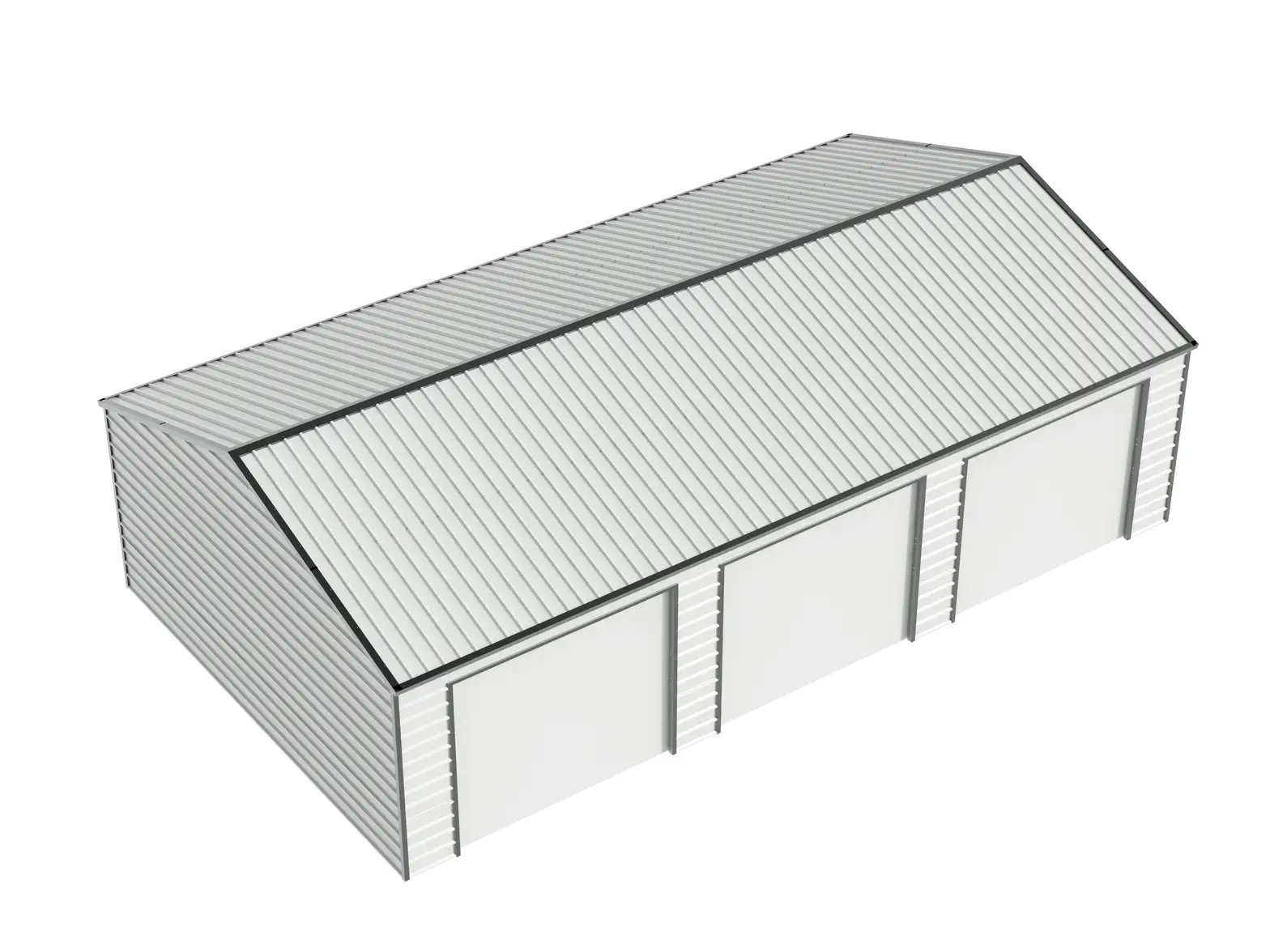 23 x 40 ft Multi-Car Metal Garage 3 23x40-ft-multi-car-metal-garage-product-3
