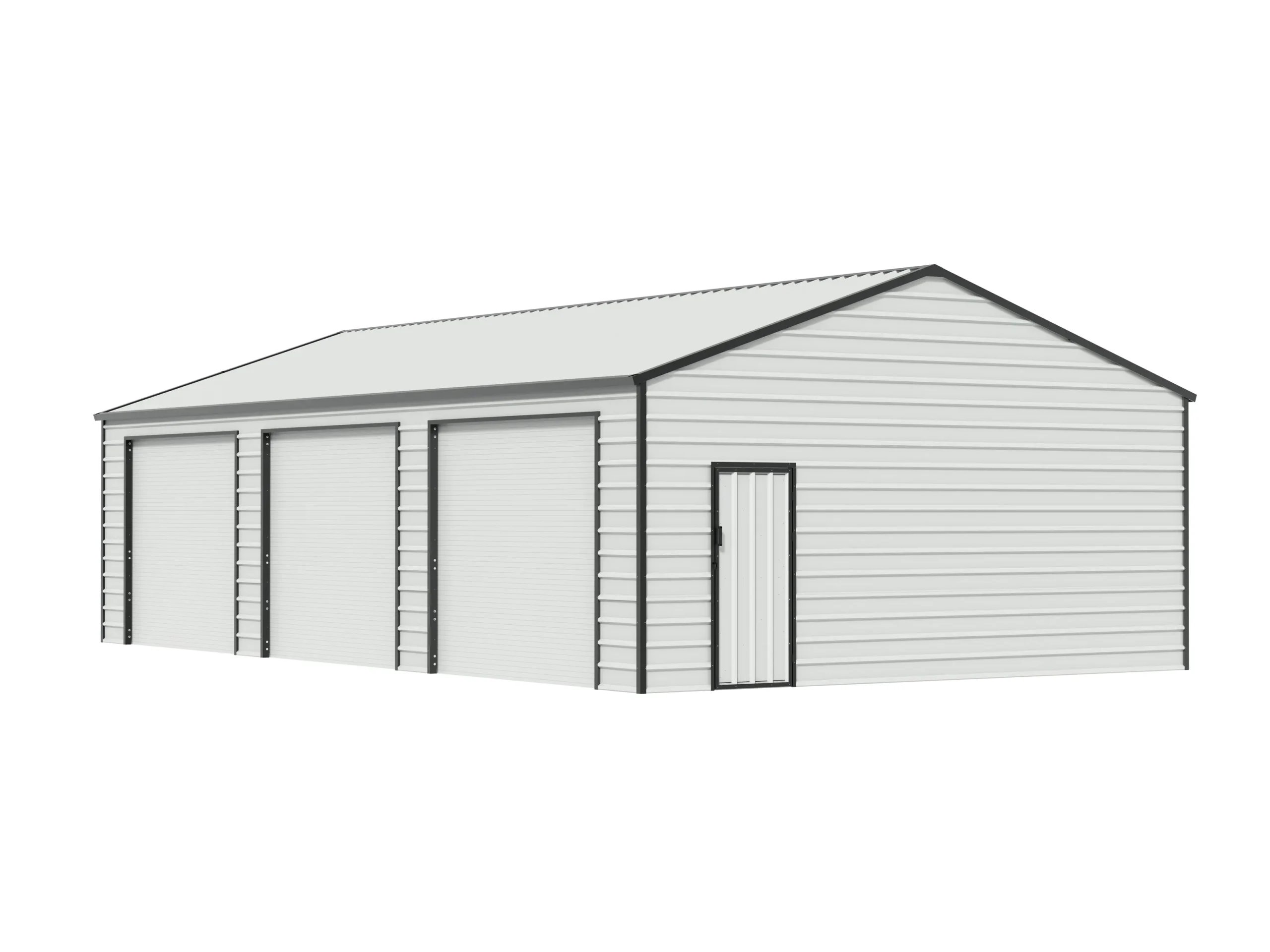 23 x 40 ft Multi-Car Metal Garage 4 23x40-ft-multi-car-metal-garage-product-4-scaled