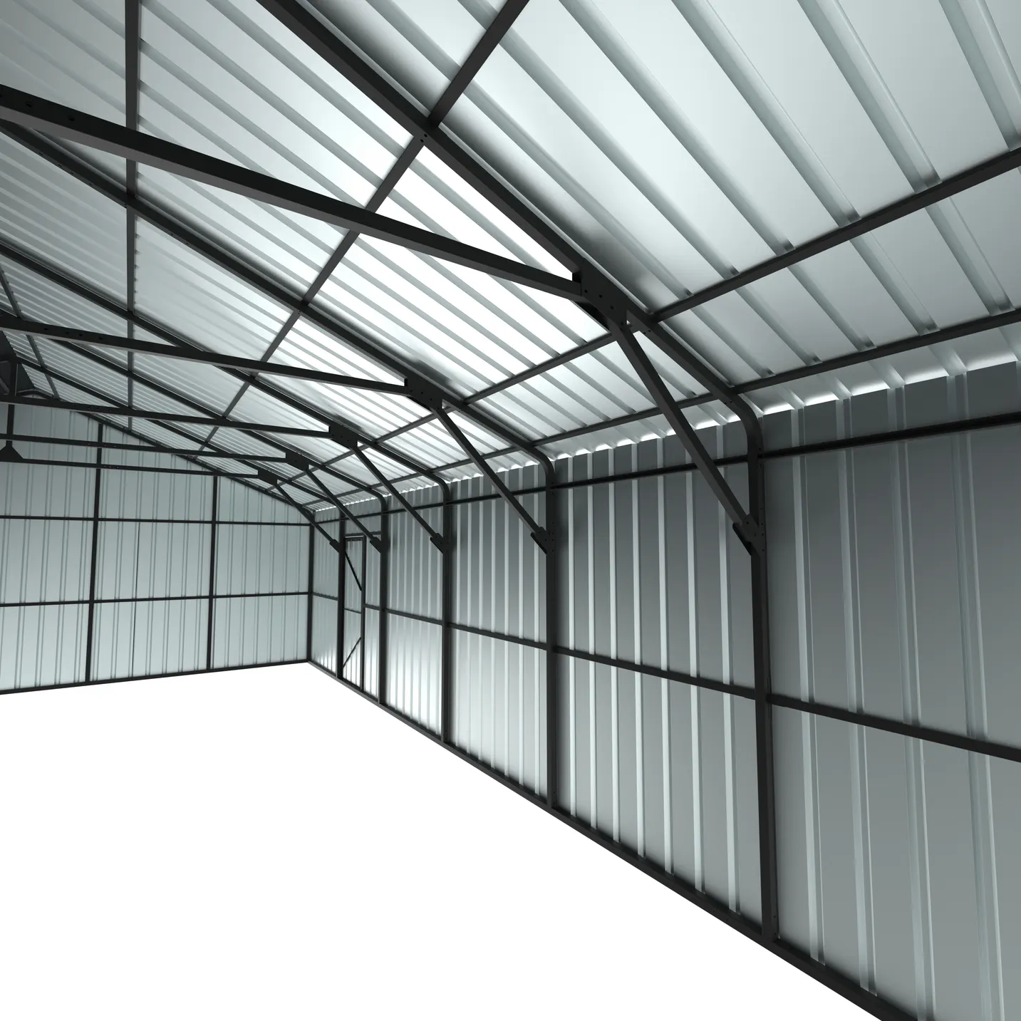 25x33-ft-multi-car-metal-garage-detail