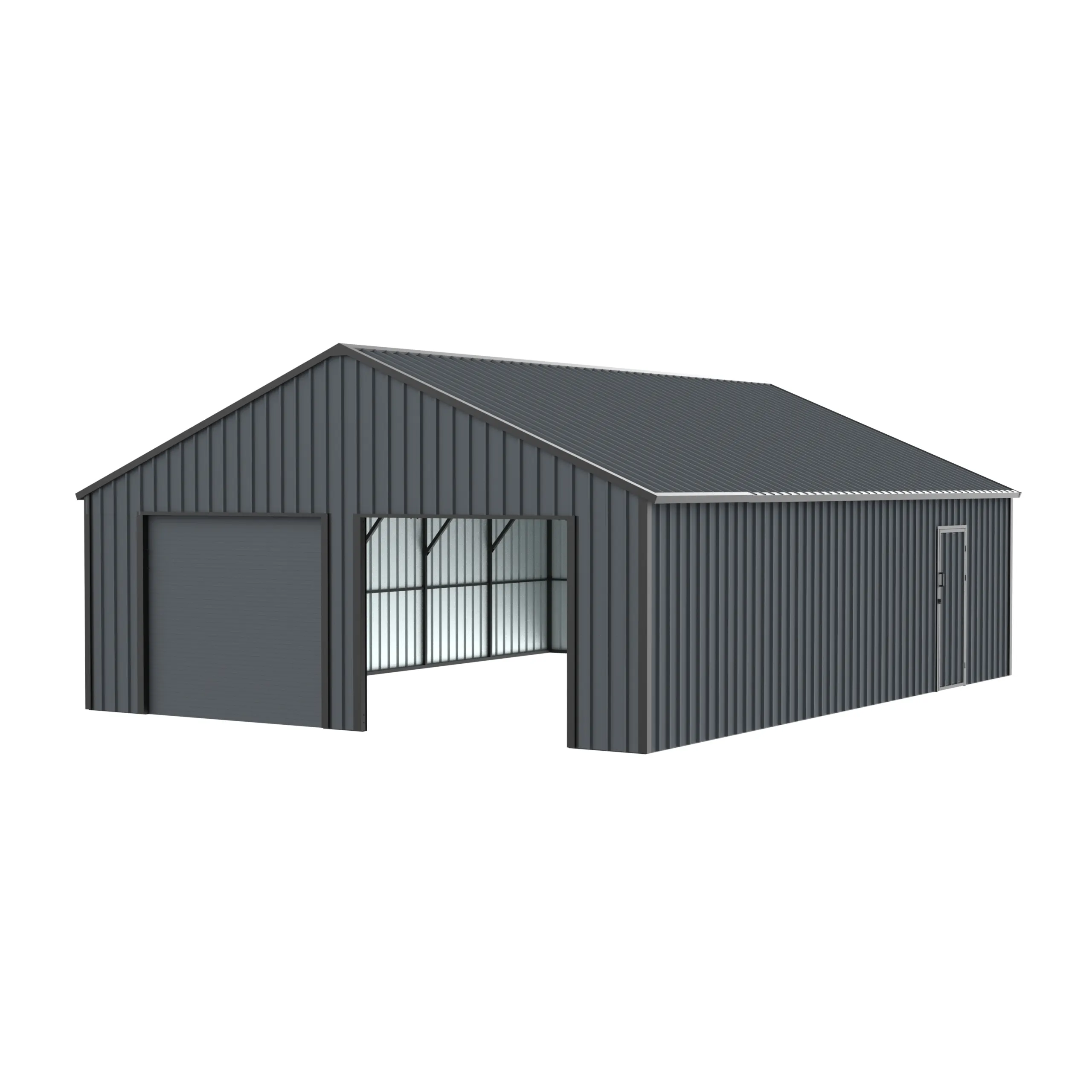 25 x 33 ft Multi-Car Metal Garage 10 25x33-ft-multi-car-metal-garage-product-10