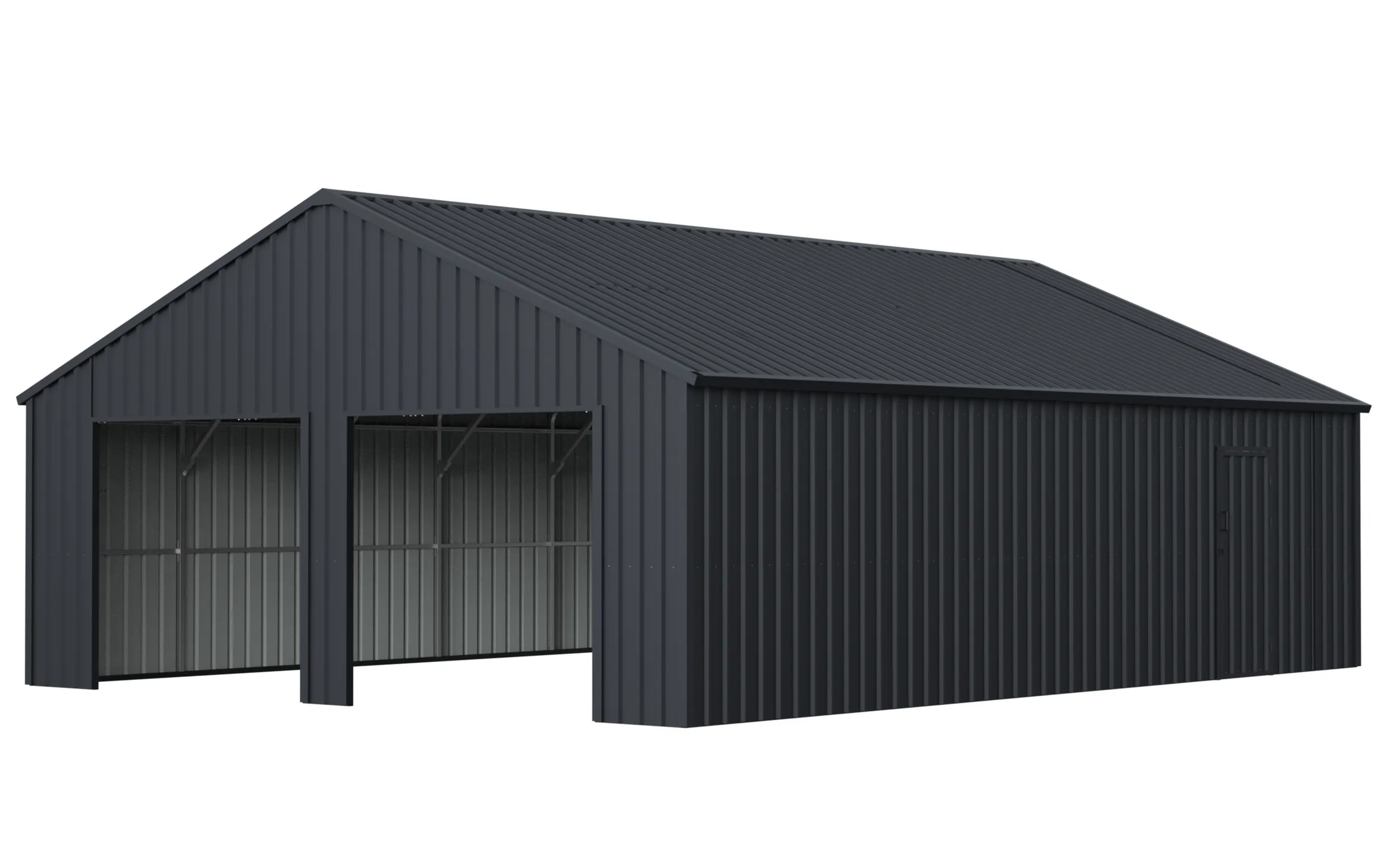 25 x 33 ft Multi-Car Metal Garage 3 25x33-ft-multi-car-metal-garage-product-3