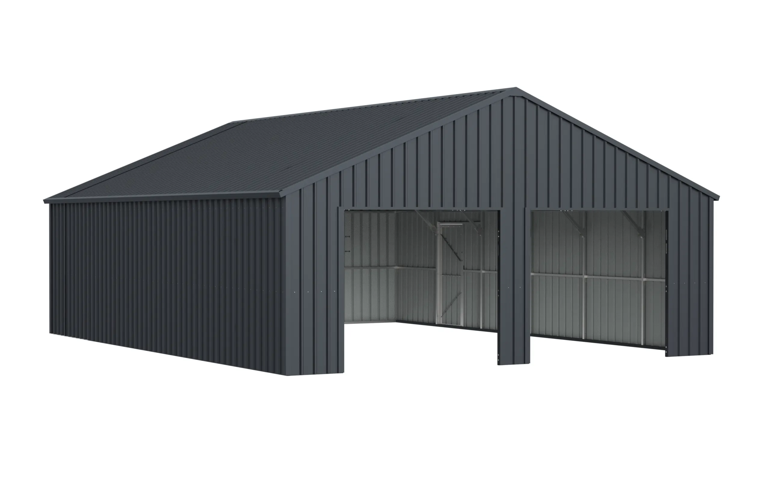 25 x 33 ft Multi-Car Metal Garage 5 25x33-ft-multi-car-metal-garage-product-5