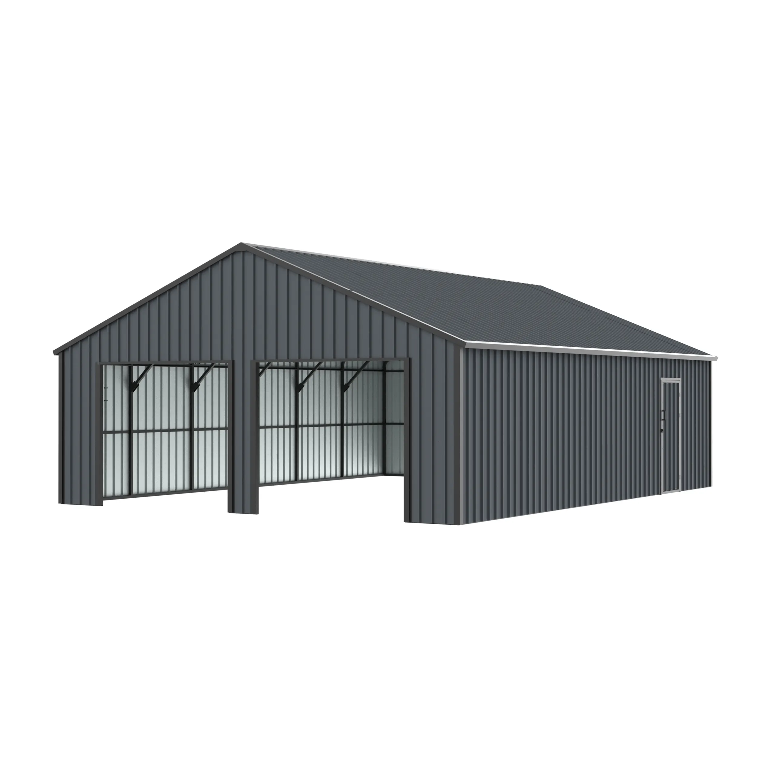 25 x 33 ft Multi-Car Metal Garage 8 25x33-ft-multi-car-metal-garage-product-8
