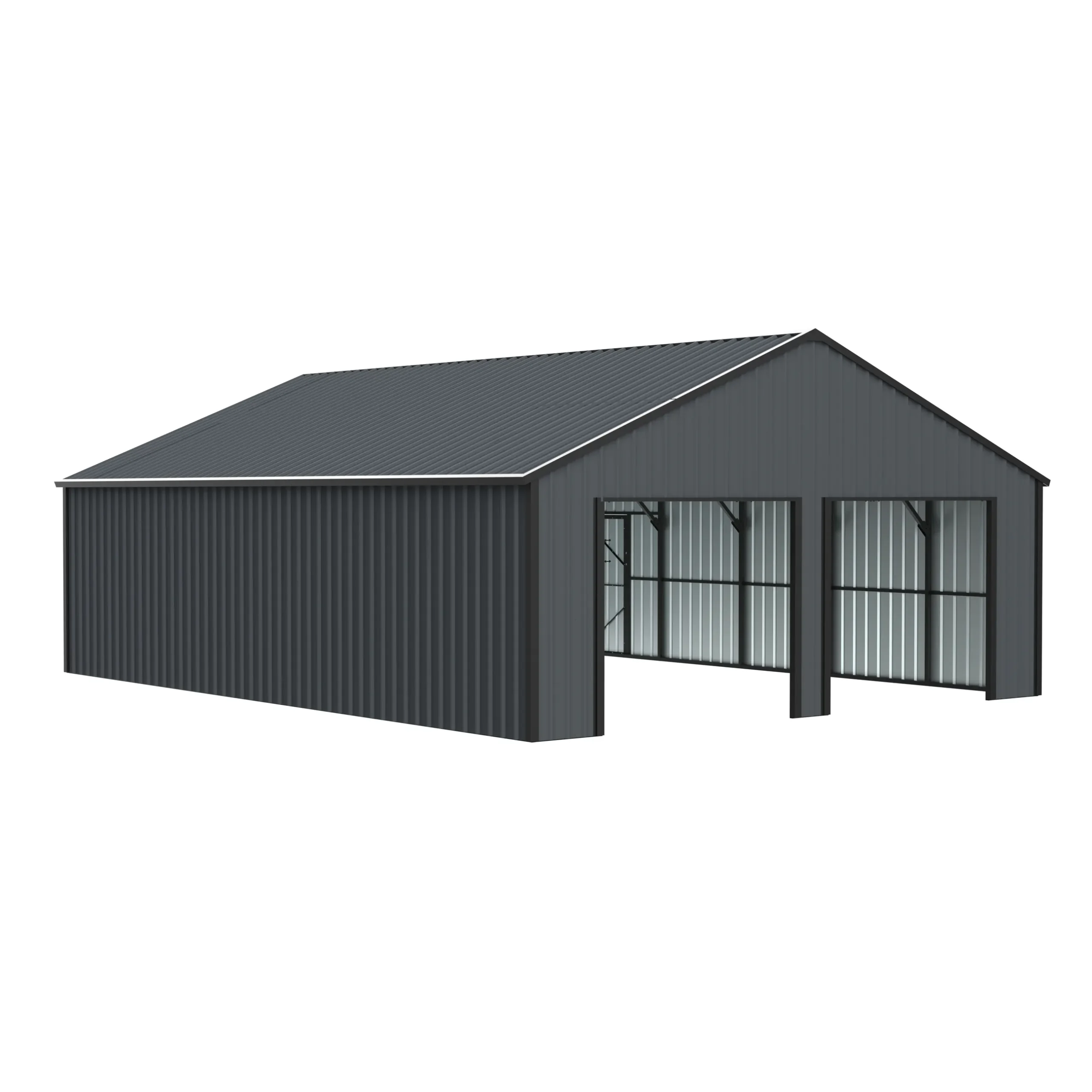 25 x 33 ft Multi-Car Metal Garage 9 25x33-ft-multi-car-metal-garage-product-9-scaled