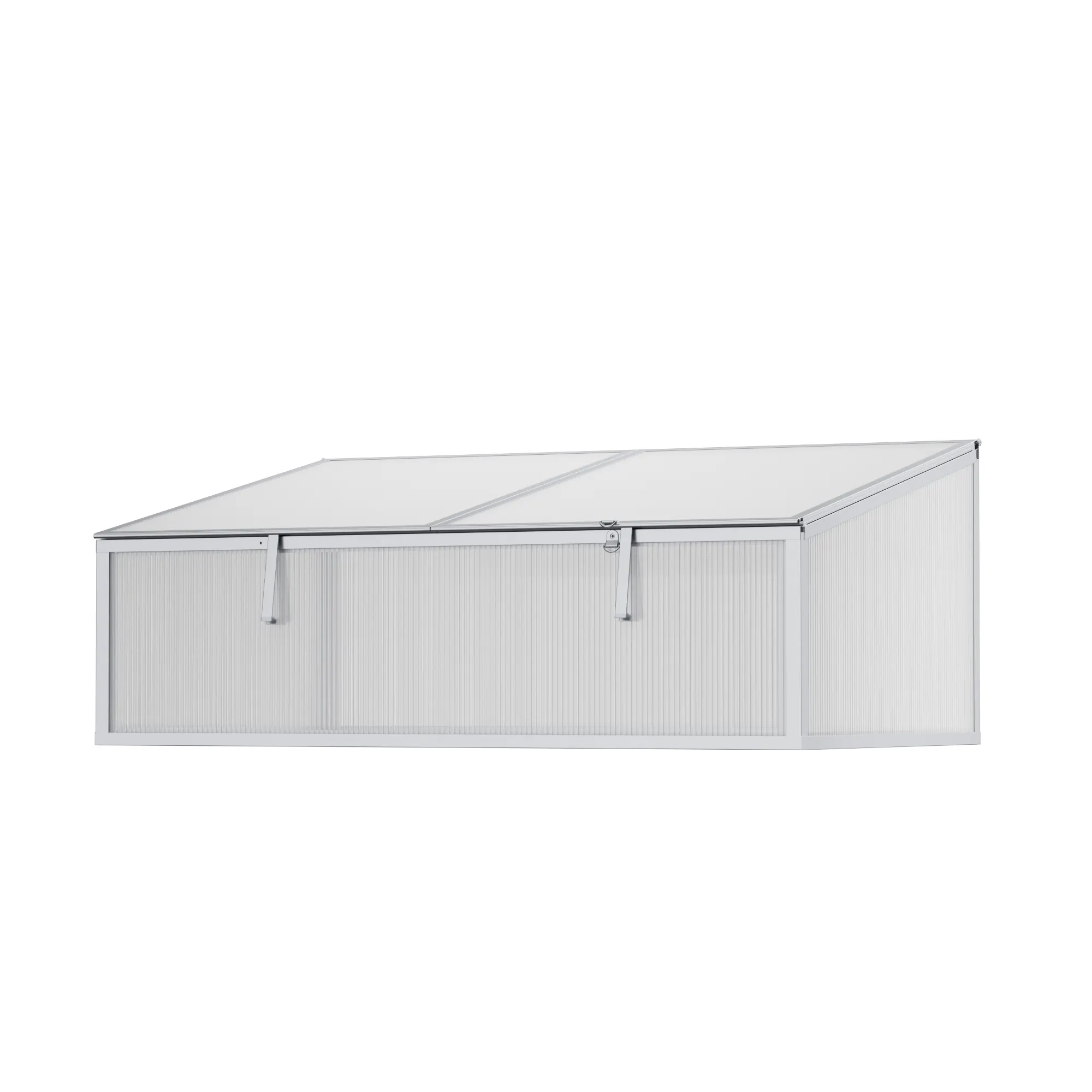 2 x 3.3 ft Aluminium Cold Frame Greenhouse 3 2x3.3-ft-aluminium-cold-frame-greenhouse-product-3