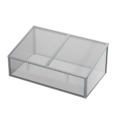 2x3.3-ft-aluminium-cold-frame-greenhouse-scene-2