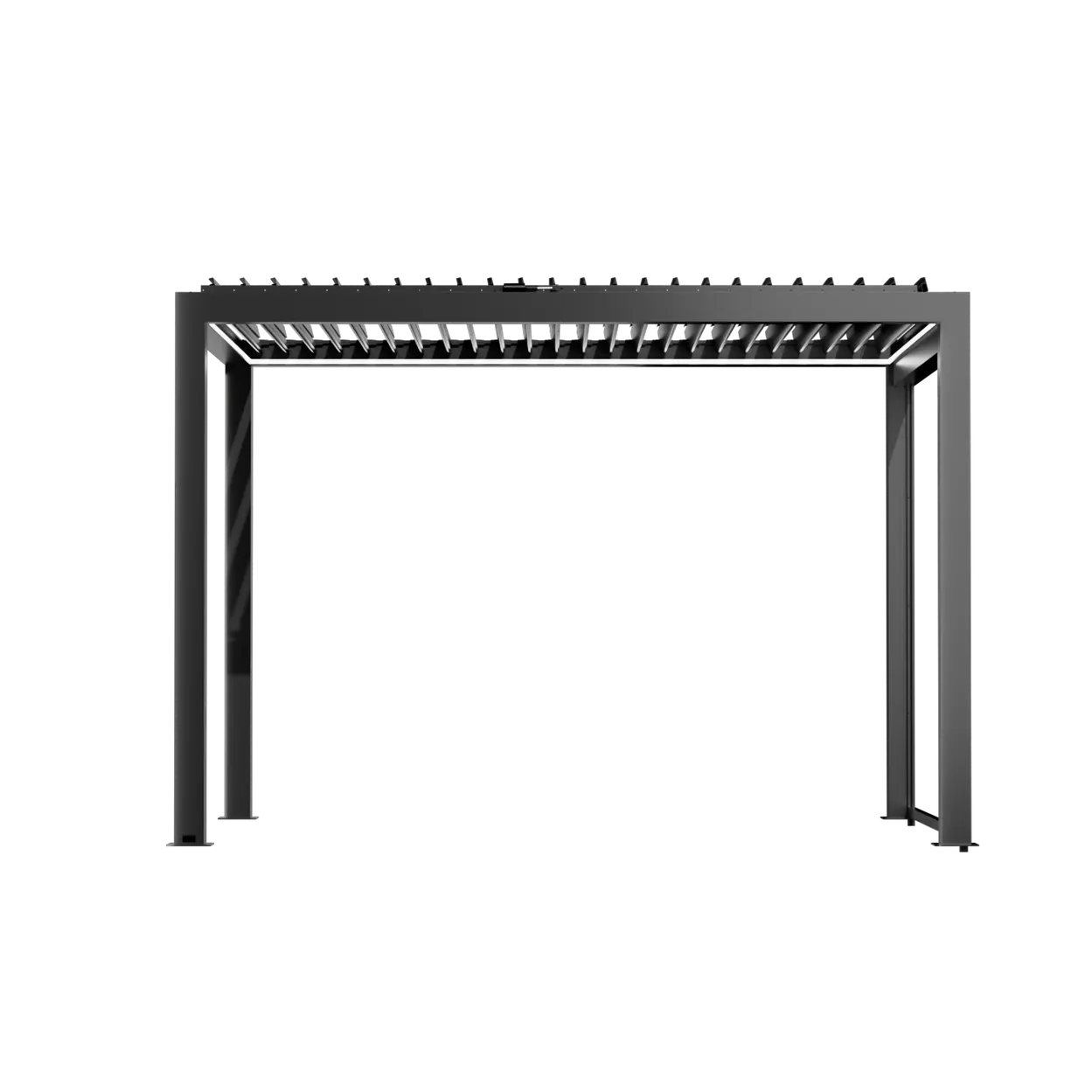 4-post-aluminium-louvered-pergola-product-1