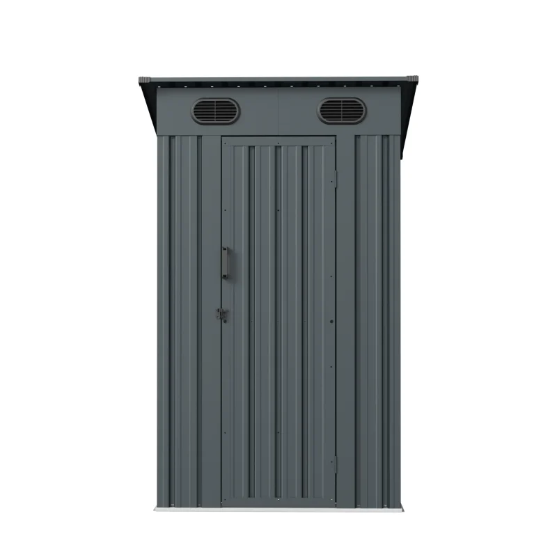 4 x 3 ft Pent Roof Metal Storage Shed | KS 11 4x3-ft-pent-roof-metal-storage-shed-ks-product-1