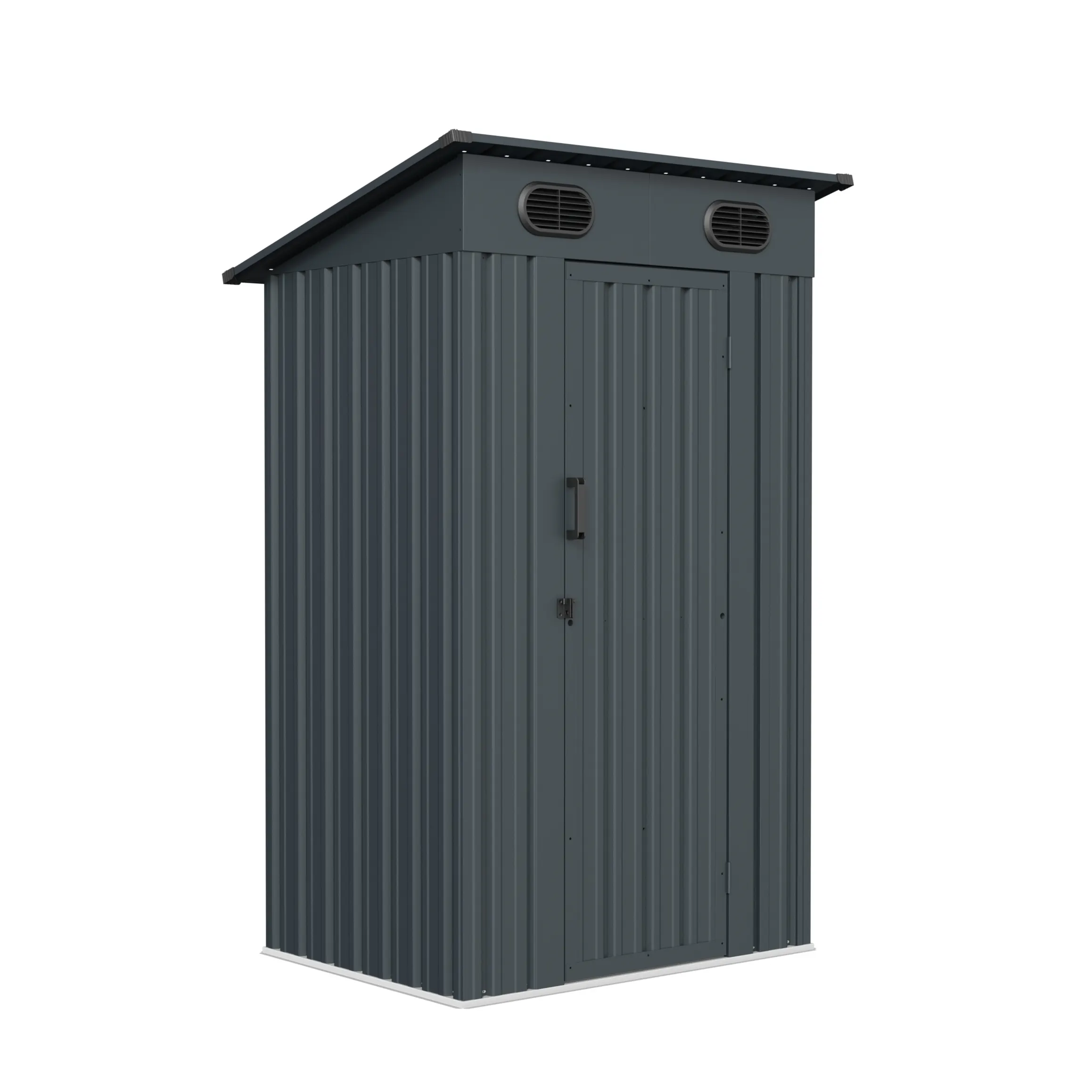 4 x 3 ft Pent Roof Metal Storage Shed | KS 2 4x3-ft-pent-roof-metal-storage-shed-ks-product-2