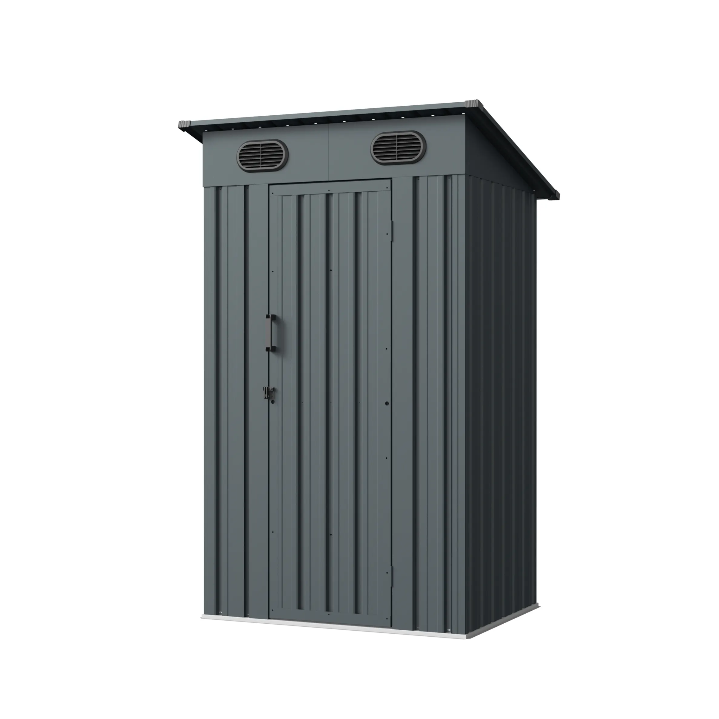 4 x 3 ft Pent Roof Metal Storage Shed | KS 3 4x3-ft-pent-roof-metal-storage-shed-ks-product-3