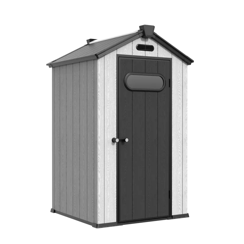 4 x 4 ft Gable Roof Resin Storage Shed | KC 5 4x4-ft-gable-roof-resin-storage-shed-kc-product-1