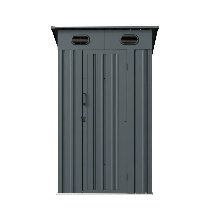 4 x 4 ft Pent Roof Metal Storage Shed | KS 10 4x4-ft-pent-roof-metal-storage-shed-ks-product-1