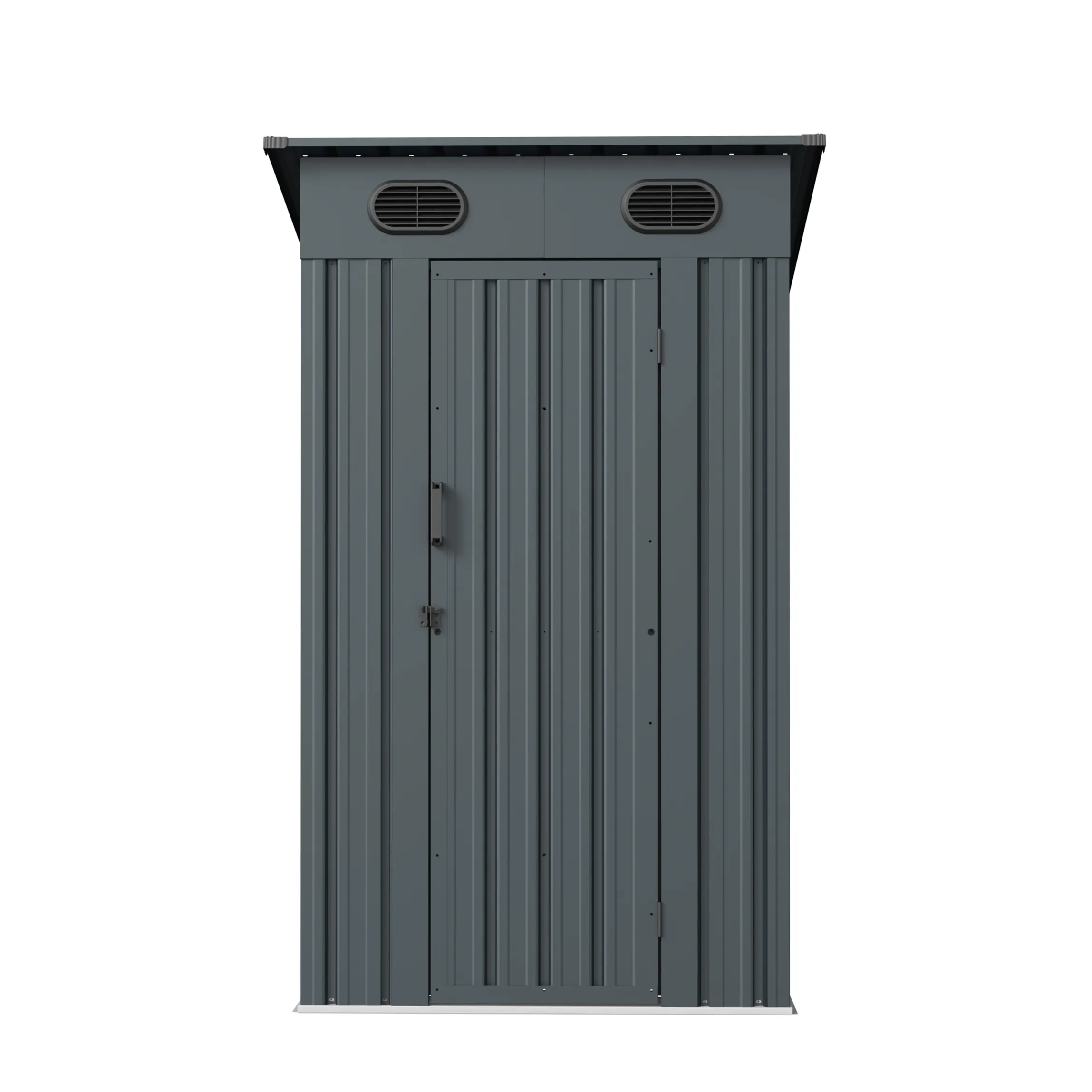 4 x 4 ft Pent Roof Metal Storage Shed | KS 1 4x4-ft-pent-roof-metal-storage-shed-ks-product-1