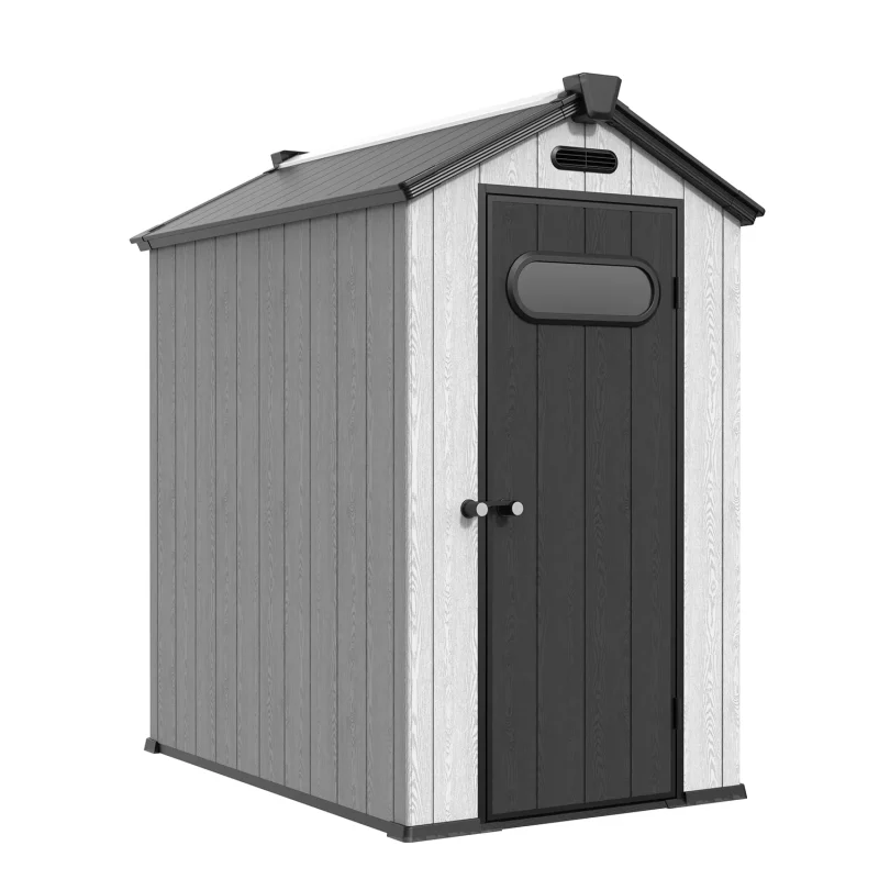 4 x 6 ft Gable Roof Resin Storage Shed | KC 4 4x6-ft-gable-roof-resin-storage-shed-kc-product-1