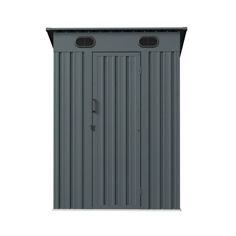 5 x 3 ft Pent Roof Metal Storage Shed | KS 9 5x3-ft-pent-roof-metal-storage-shed-ks-product-1
