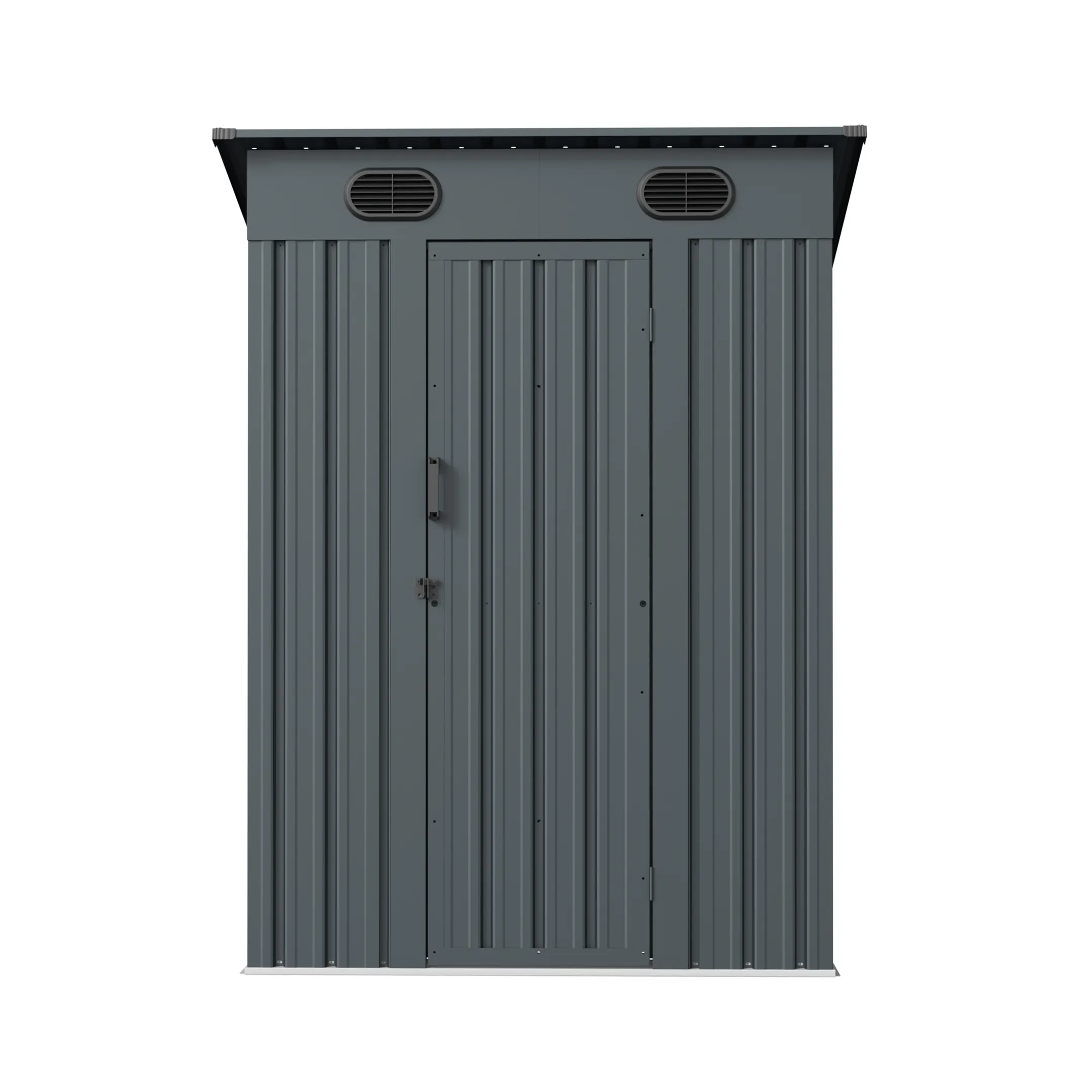 5 x 3 ft Pent Roof Metal Storage Shed | KS 1 5x3-ft-pent-roof-metal-storage-shed-ks-product-1