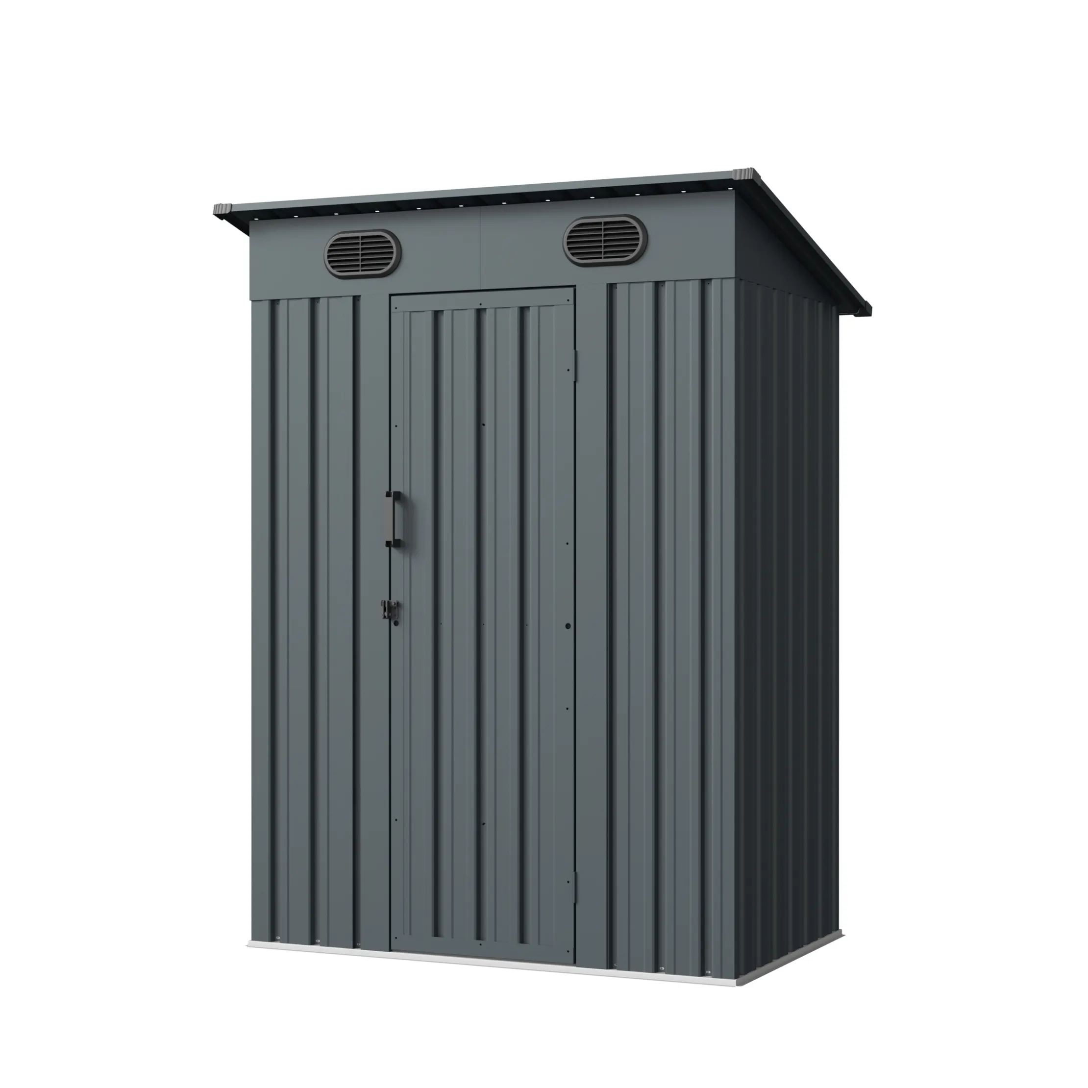 5 x 3 ft Pent Roof Metal Storage Shed | KS 2 5x3-ft-pent-roof-metal-storage-shed-ks-product-2