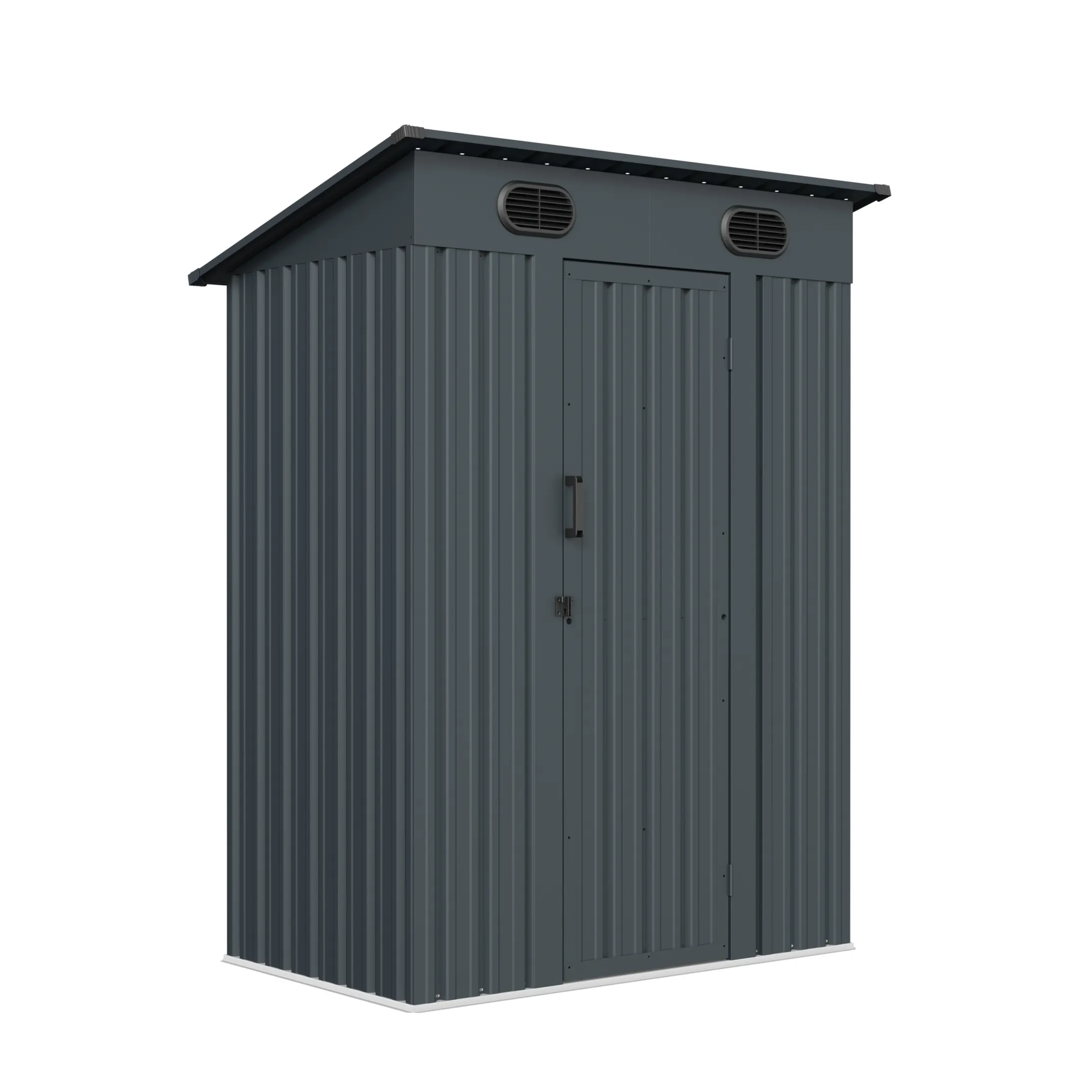 5 x 3 ft Pent Roof Metal Storage Shed | KS 3 5x3-ft-pent-roof-metal-storage-shed-ks-product-3