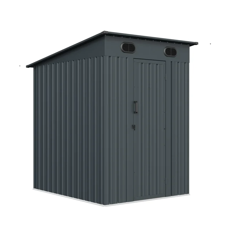 5 x 6 ft Pent Roof Metal Storage Shed | KS 8 5x6-ft-pent-roof-metal-storage-shed-ks-product-1