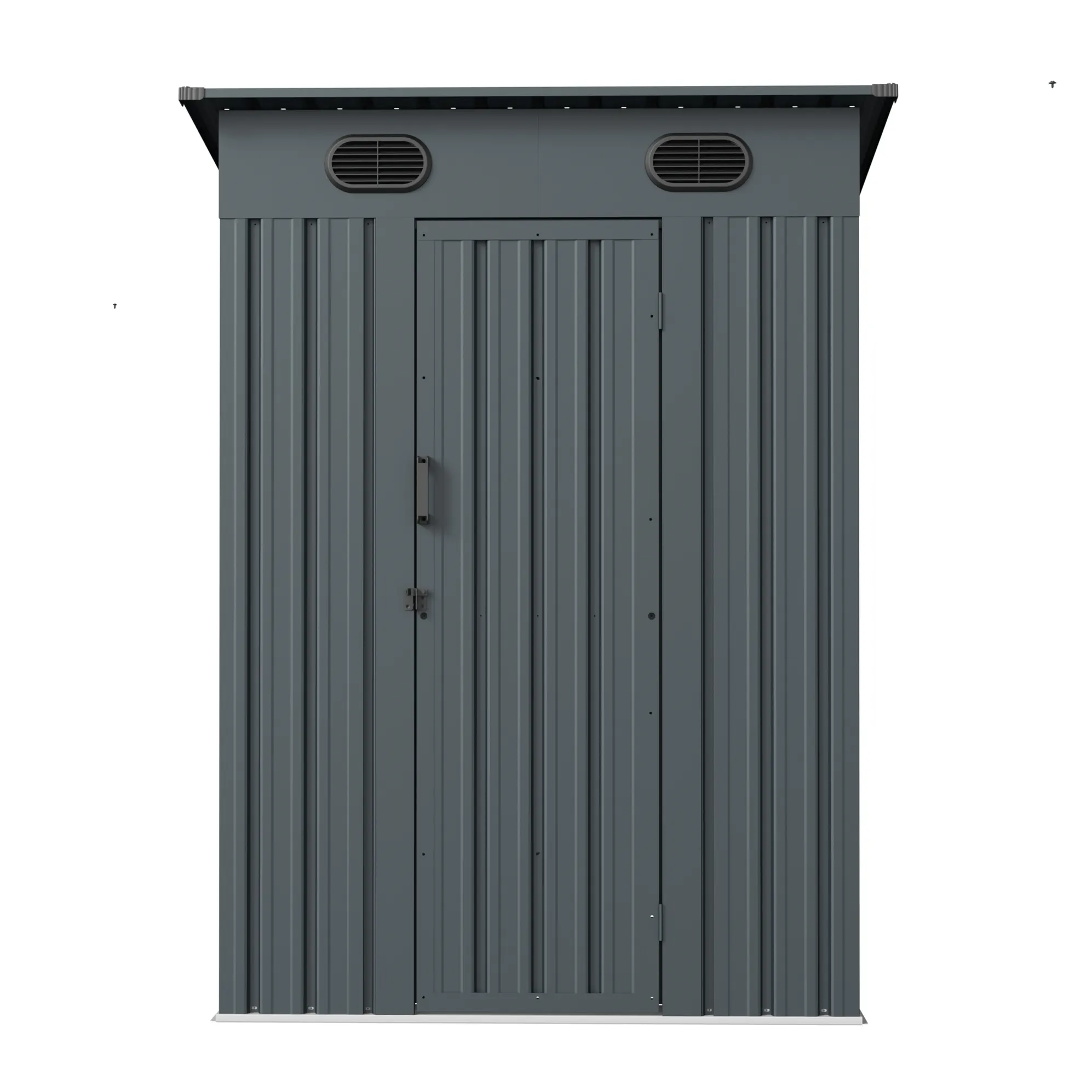 5 x 6 ft Pent Roof Metal Storage Shed | KS 2 5x6-ft-pent-roof-metal-storage-shed-ks-product-2