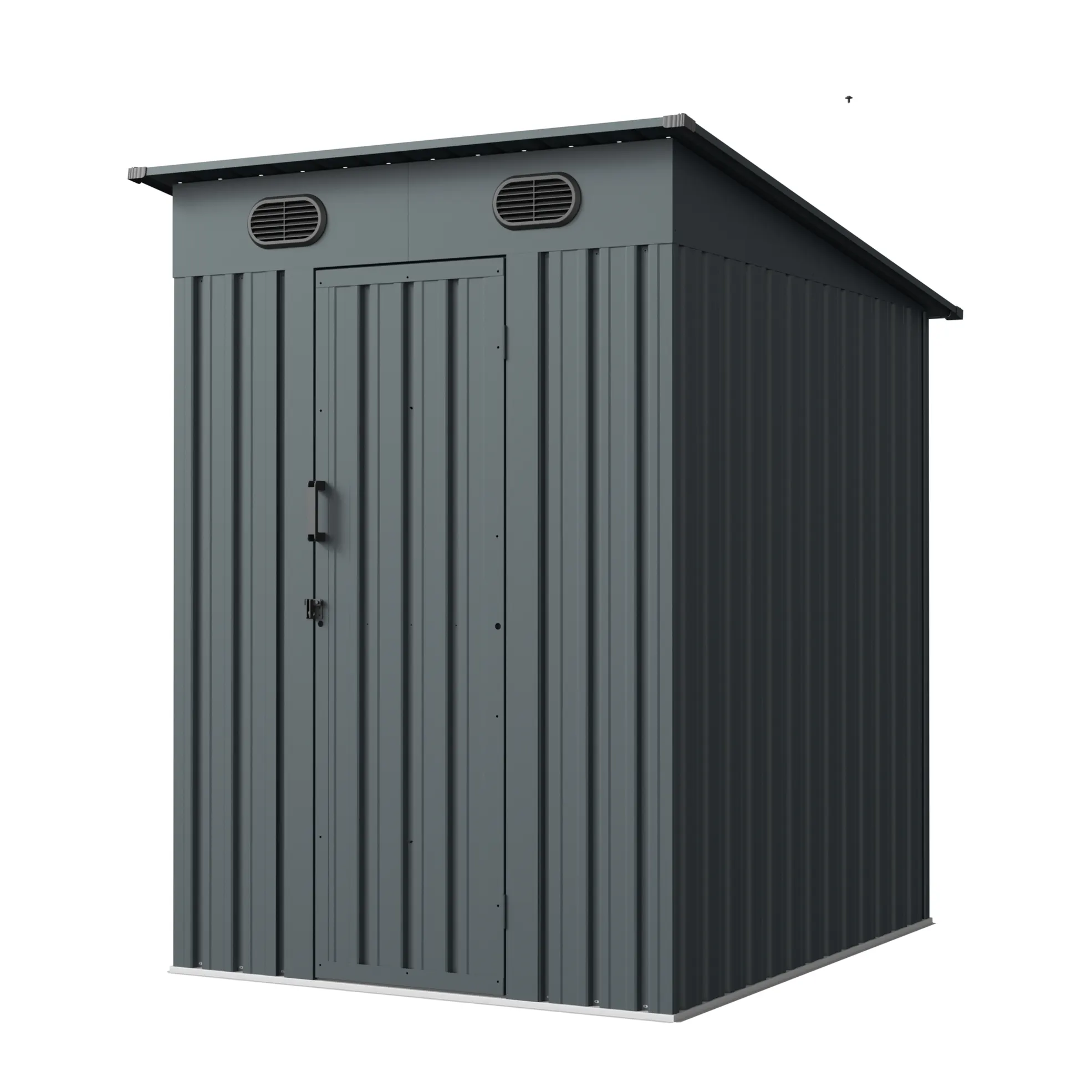 5 x 6 ft Pent Roof Metal Storage Shed | KS 3 5x6-ft-pent-roof-metal-storage-shed-ks-product-3